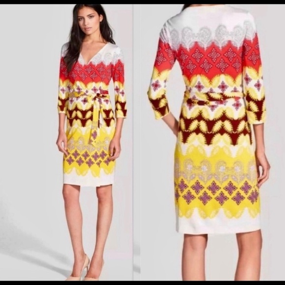 Diane Von Furstenburg New Julian Two Wrap Dress